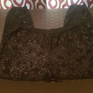 Comfortable sequin joggers